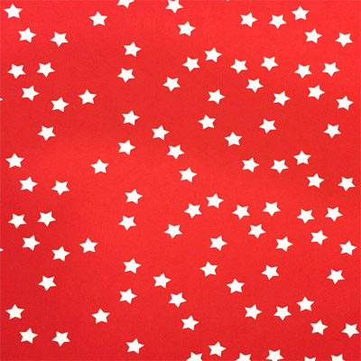 Csillag mintás fürdőruha anyag - RED